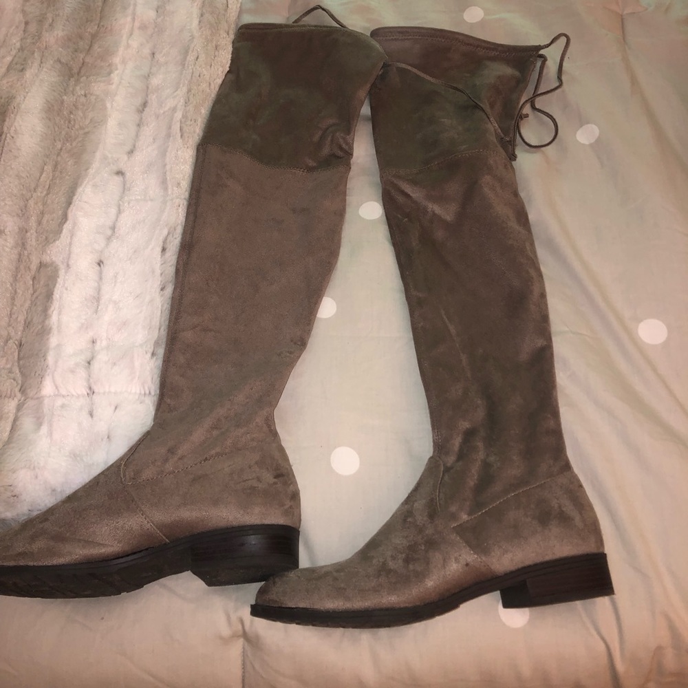 UNISA Tan Over the Knee Boots Size 7